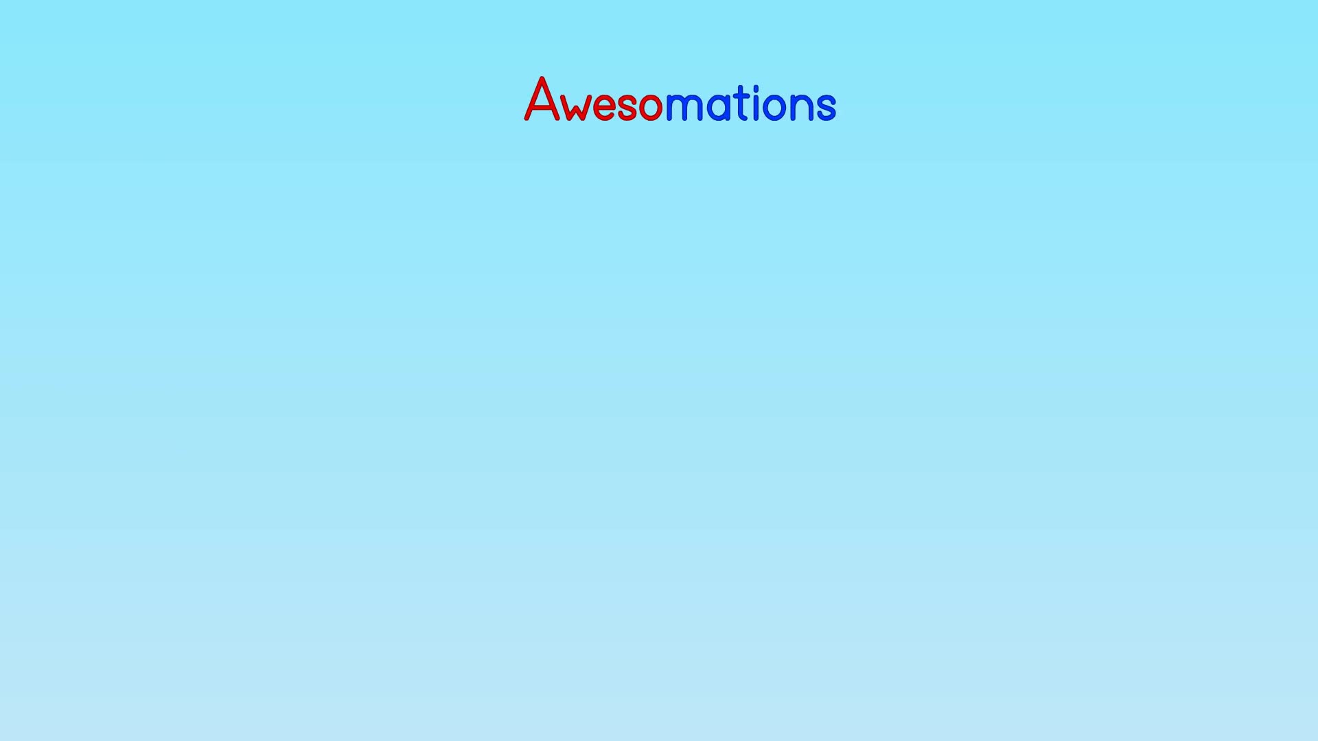 Awesomations Intro